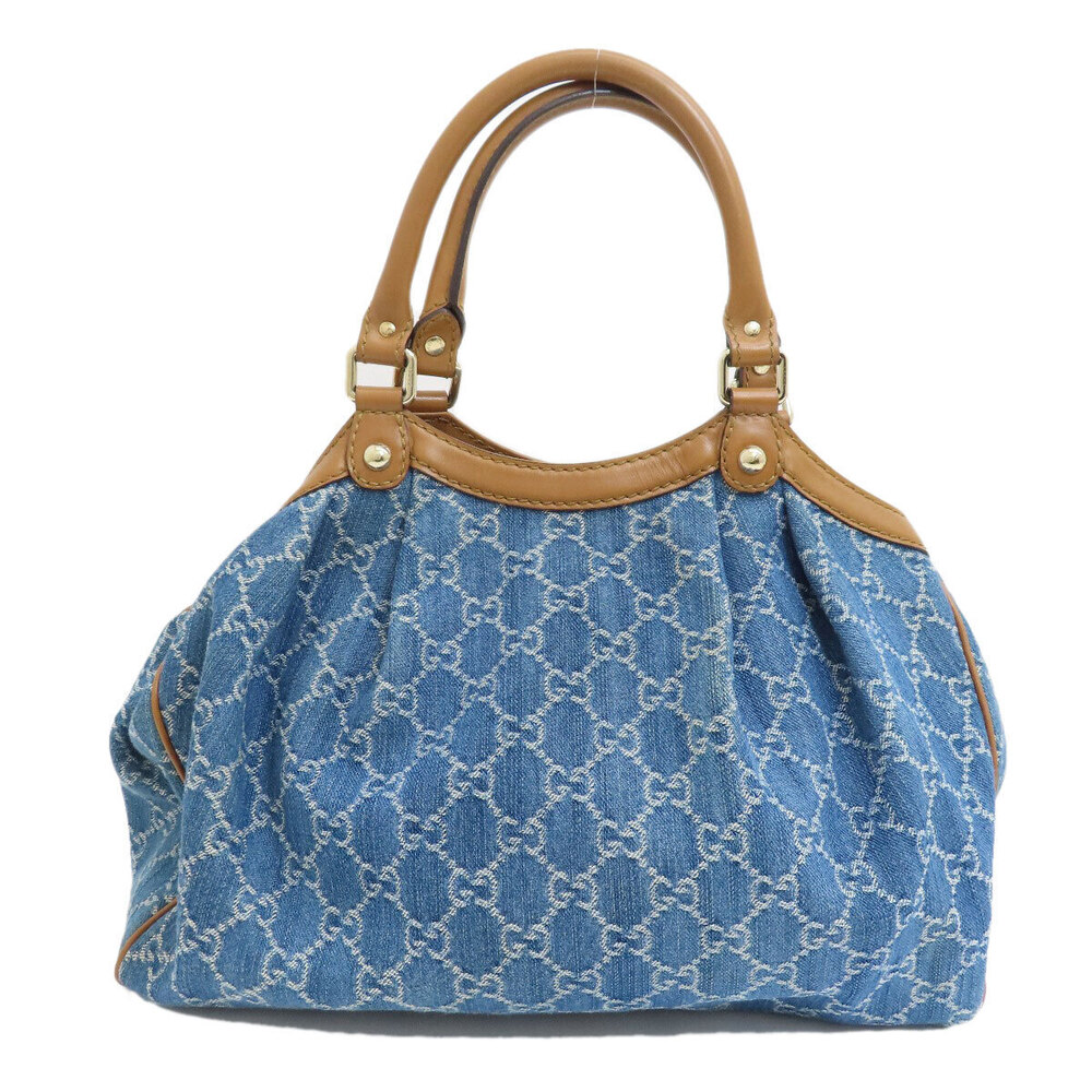 Gucci Denim Bag Tote Sukey GG
